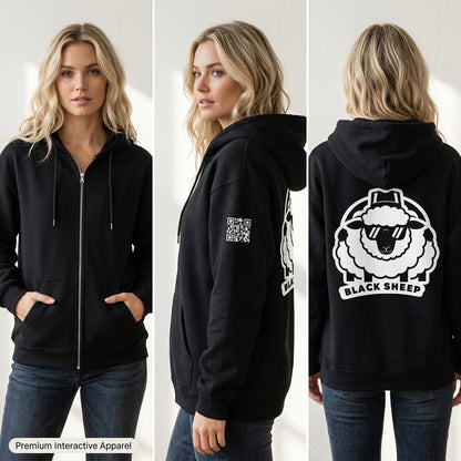 Blacksheep soft and heavy blend zip hoodie