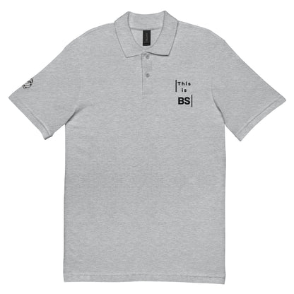 Men's unisex pique polo shirt